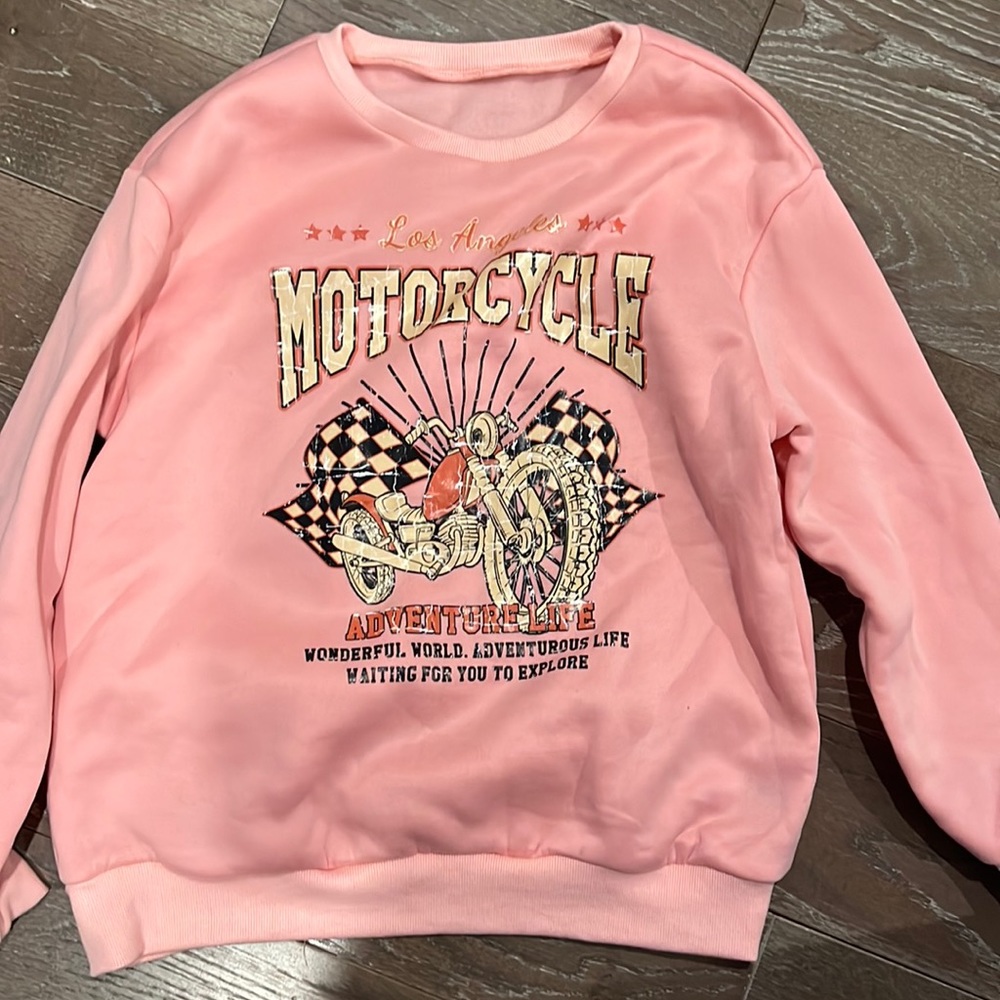 it’s a pink sweater from shein. never worn